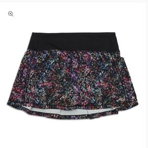 NWT Lululemon Pace Rival MR Skirt Floral Spray Multi FWSP Size 2